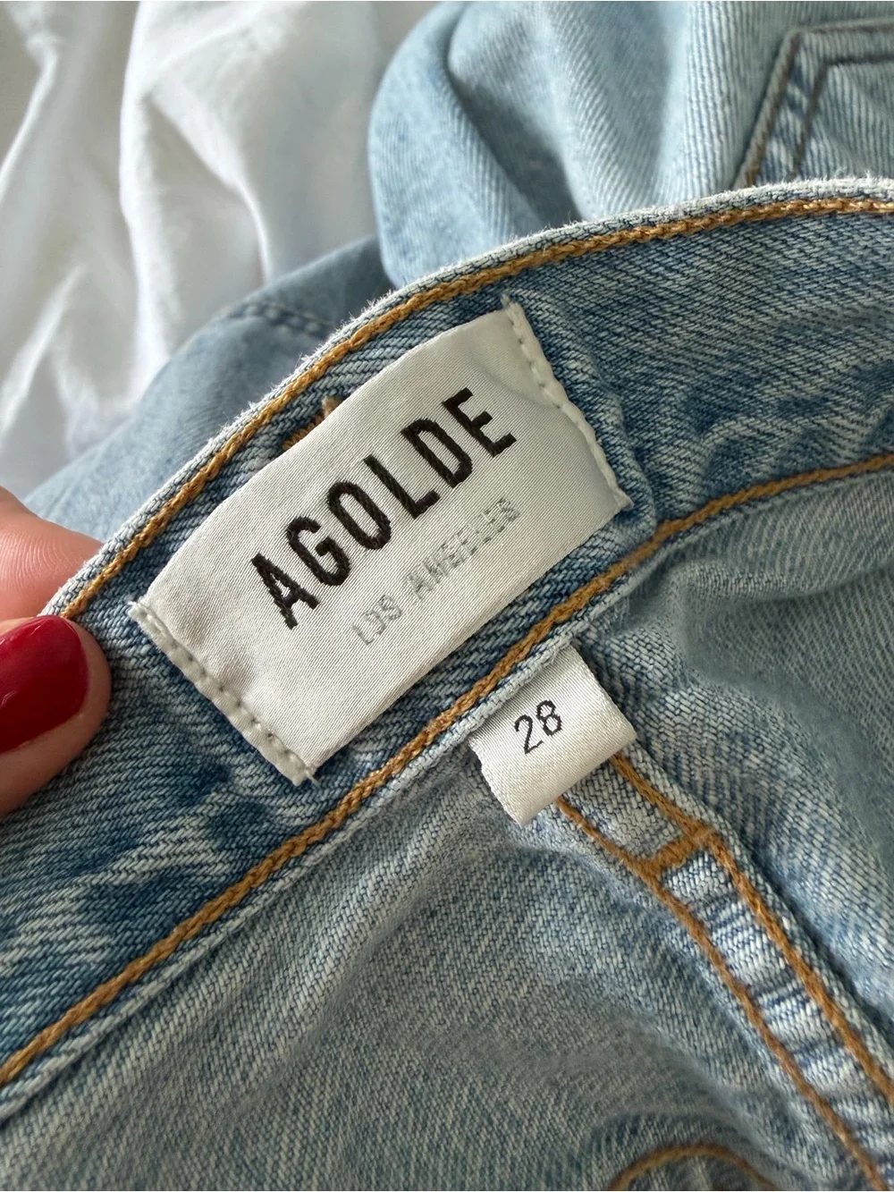 Agolde Riley High-Rise Cropped Straight Jeans - Picture 7 of 7